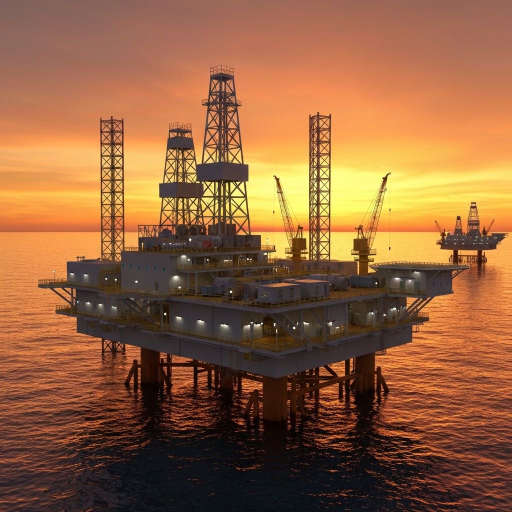 Процесс морского бурения