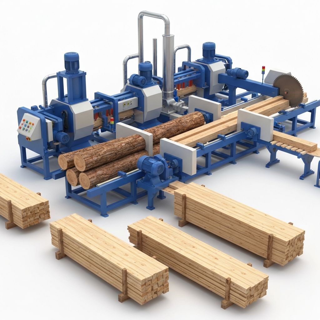 Автоматизированная лесопильная линия